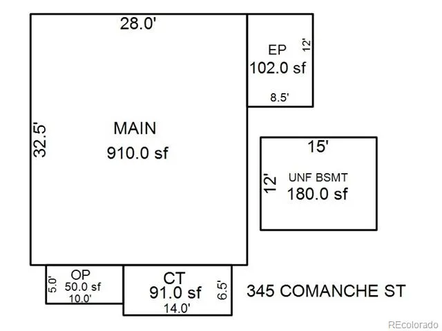 345 Comanche Street Kiowa, CO 80117