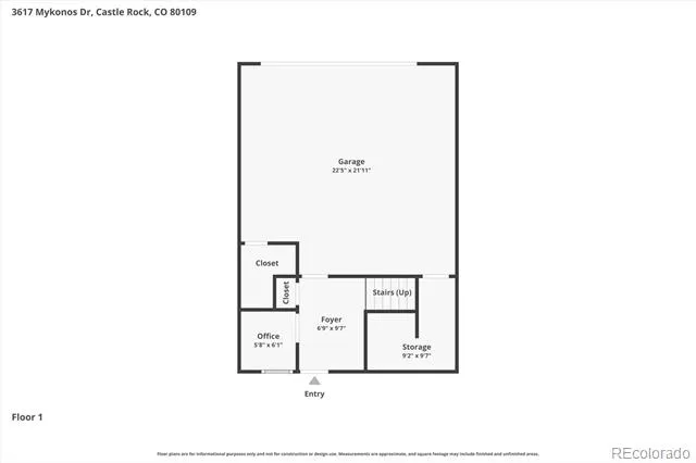 3617 Mykonos Drive Castle Rock, CO 80109