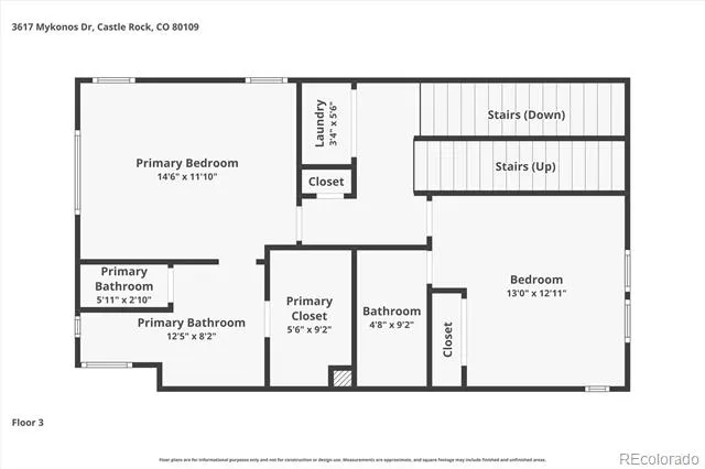 3617 Mykonos Drive Castle Rock, CO 80109