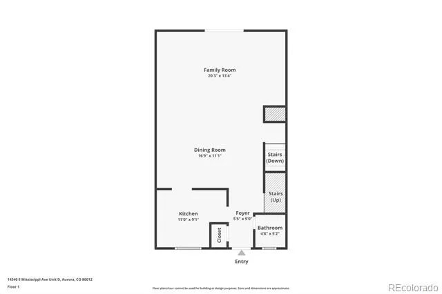 14340 E Mississippi Avenue #D Aurora, CO 80012