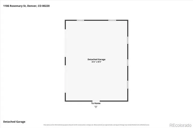 1186 Rosemary Street Denver, CO 80220