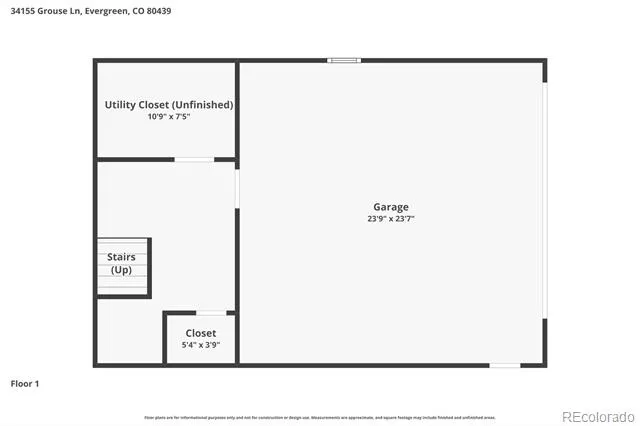 34155 Grouse Lane Evergreen, CO 80439