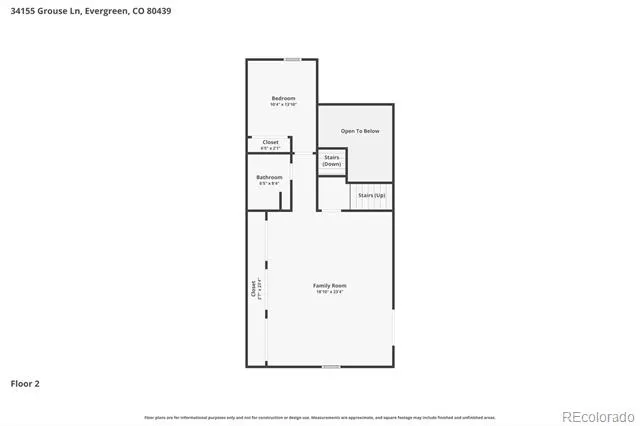 34155 Grouse Lane Evergreen, CO 80439