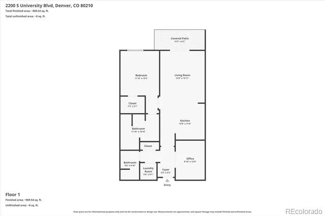 2200 S University Boulevard #403 Denver, CO 80210