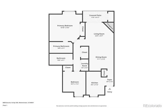 8690 Decatur Street #205 Westminster, CO 80031