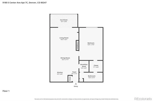 9180 E Center Avenue #7C Denver, CO 80247