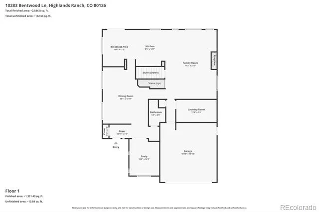 10283 Bentwood Lane Littleton, CO 80126