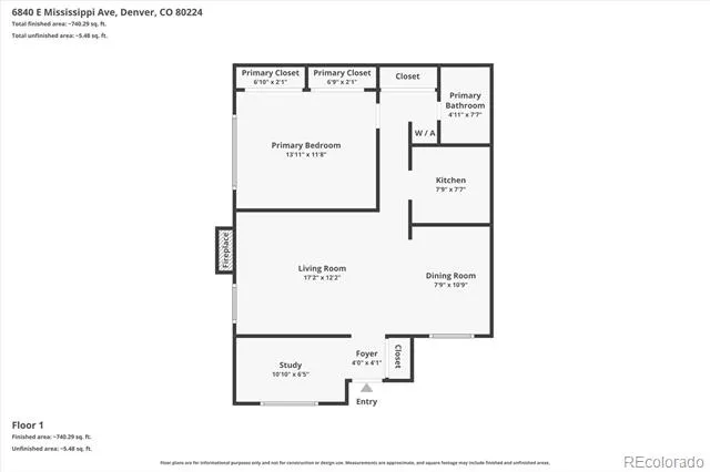 6840 E Mississippi Avenue #E Denver, CO 80224