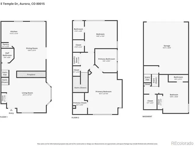 14044 E Temple Drive Aurora, CO 80015