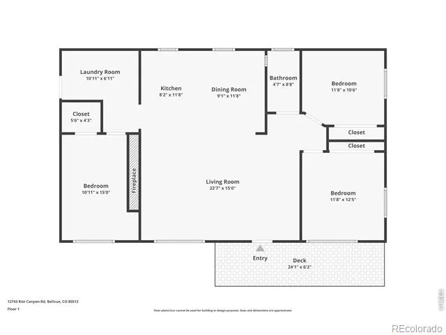 12743 Rist Canyon Road Bellvue, CO 80512