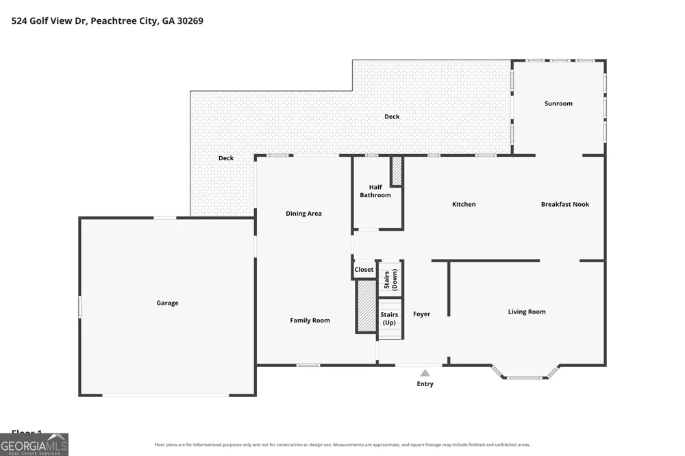 524 Golfview Dr Peachtree City, GA 30269