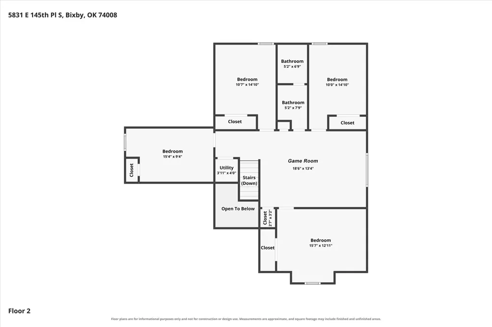 5831 E 145th Place S Bixby, OK 74008