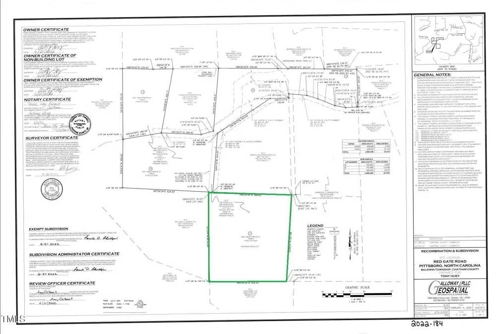 0 Redgate Road Pittsboro, NC 27312