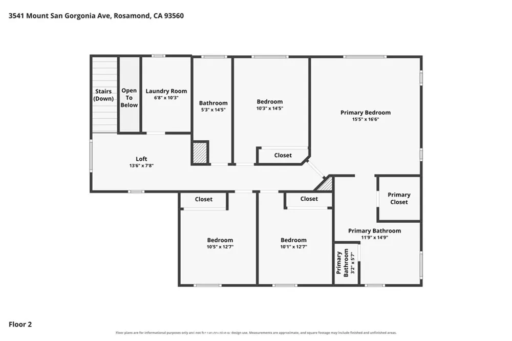 3541 Mt San Gorgonia Avenue Rosamond, CA 93560
