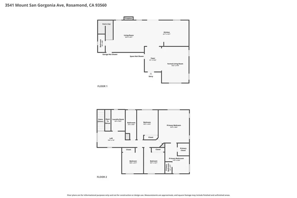 3541 Mt San Gorgonia Avenue Rosamond, CA 93560