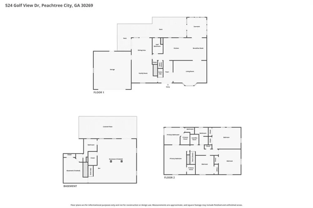 524 Golfview Dr Peachtree City, GA 30269