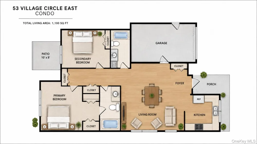 53 Village Circle E #E053 Manorville, NY 11949
