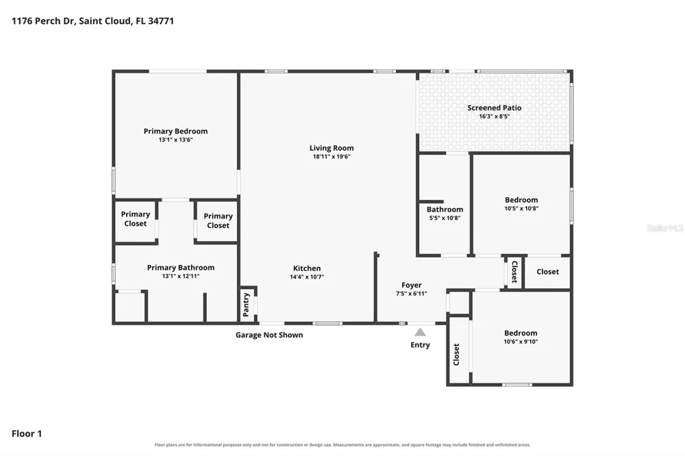 1176 PERCH DRIVE St Cloud, FL 34771