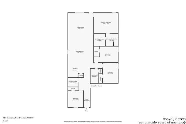 1816 Stonechat New Braunfels, TX 78130