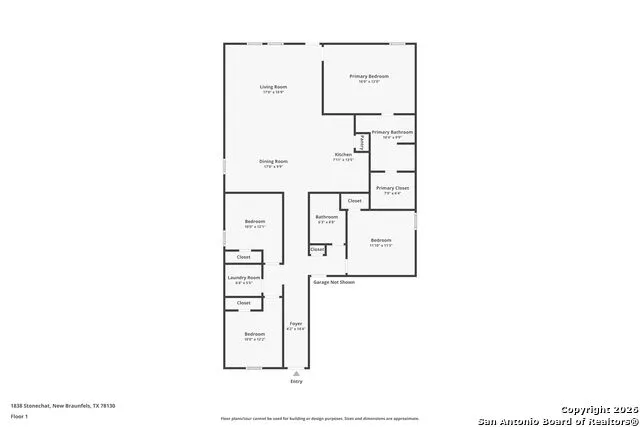 1838 Stonechat New Braunfels, TX 78130