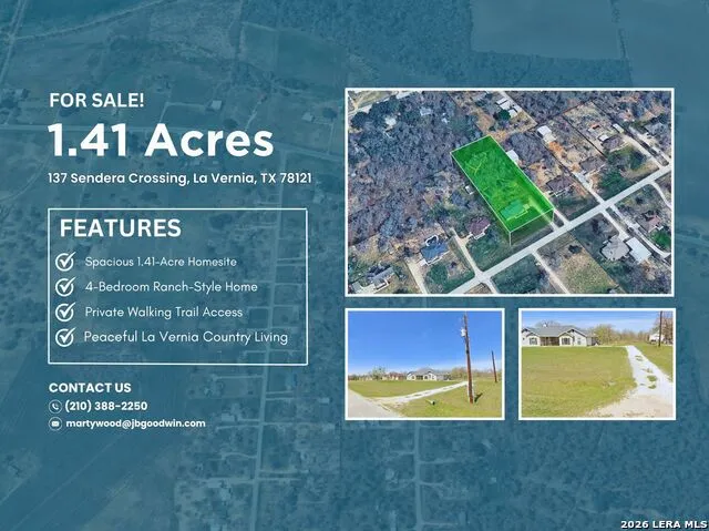 137 SENDERA CROSSING La Vernia, TX 78121