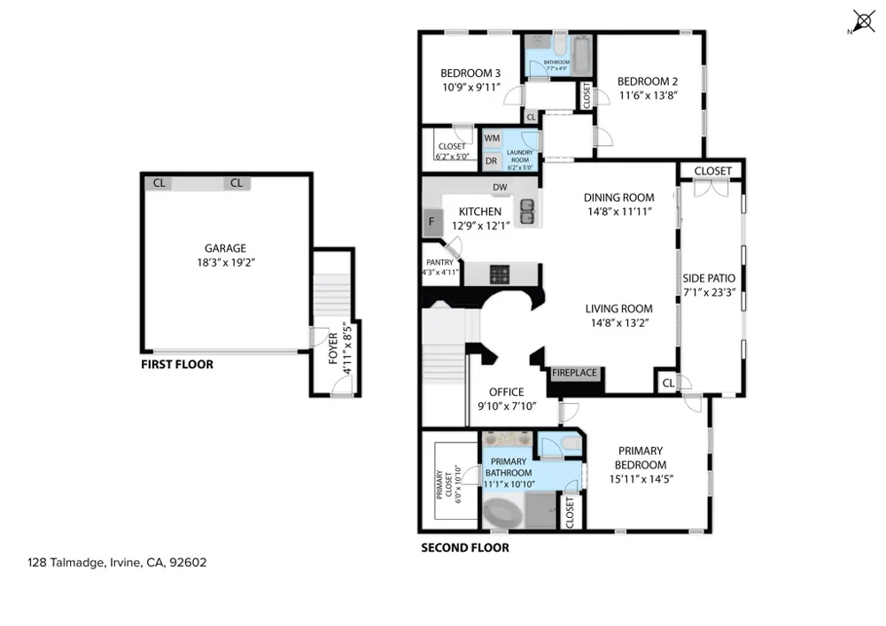 128 Talmadge Irvine, CA 92602