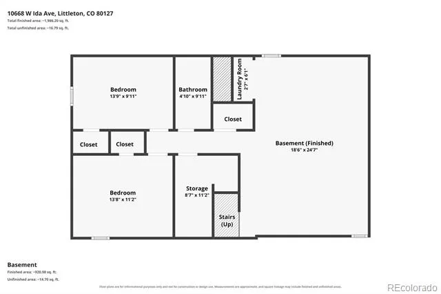 10668 W Ida Avenue Littleton, CO 80127