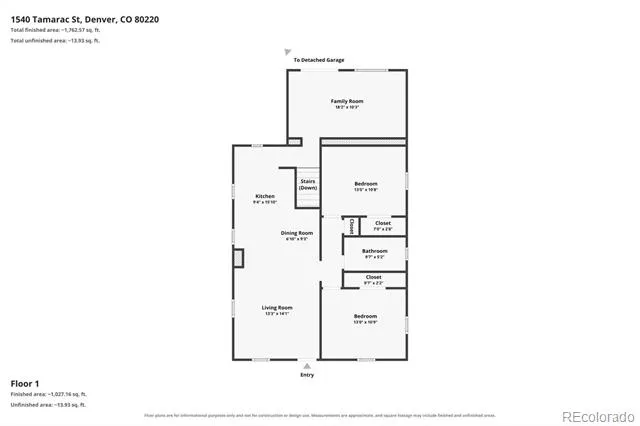 1540 Tamarac Street Denver, CO 80220