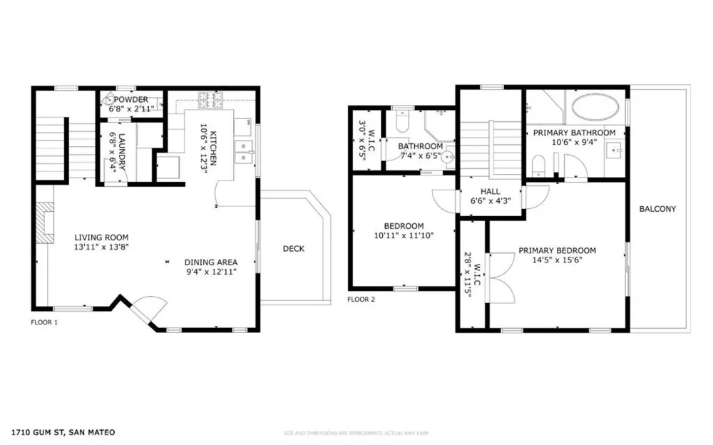 17101712 Gum Street San Mateo, CA 94402