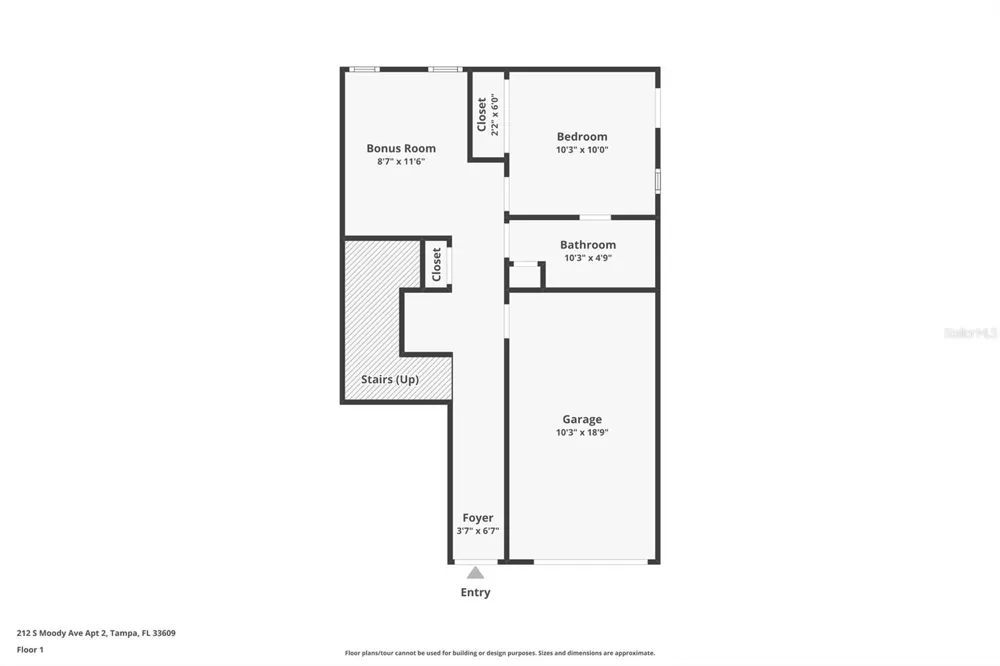 212 S MOODY AVENUE #2 Tampa, FL 33609