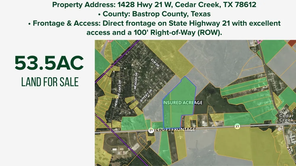 1428 State Highway 21 W Cedar Creek, TX 78612