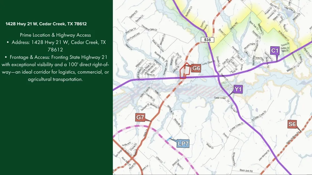 1428 State Highway 21 W Cedar Creek, TX 78612