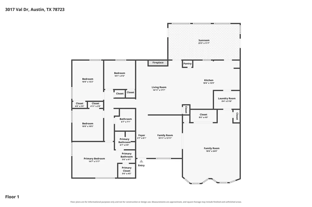 3017 Val Drive Austin, TX 78723