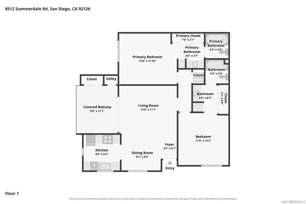 8512 Summerdale #34 San Diego, CA 92126