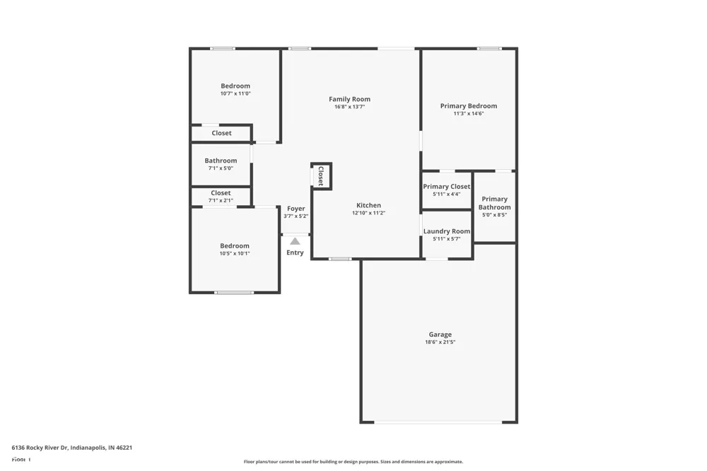 6136 Rocky River Drive Indianapolis, IN 46221