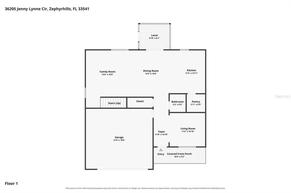 36205 JENNY LYNNE CIRCLE Zephyrhills, FL 33541