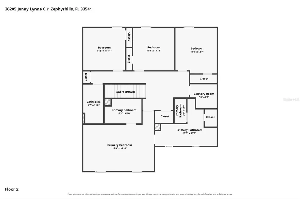 36205 JENNY LYNNE CIRCLE Zephyrhills, FL 33541