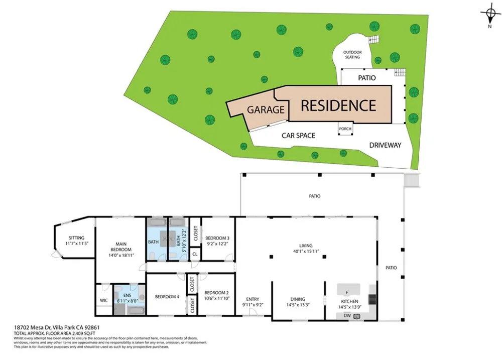 18702 Mesa Villa Park, CA 92861