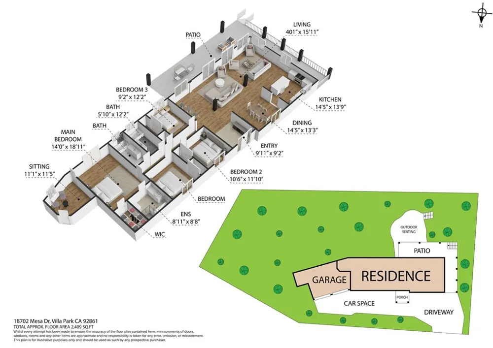 18702 Mesa Villa Park, CA 92861