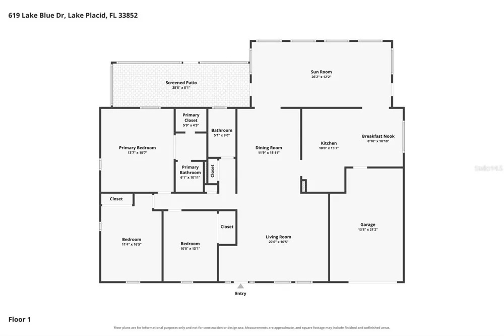 619 LAKE BLUE DRIVE Lake Placid, FL 33852