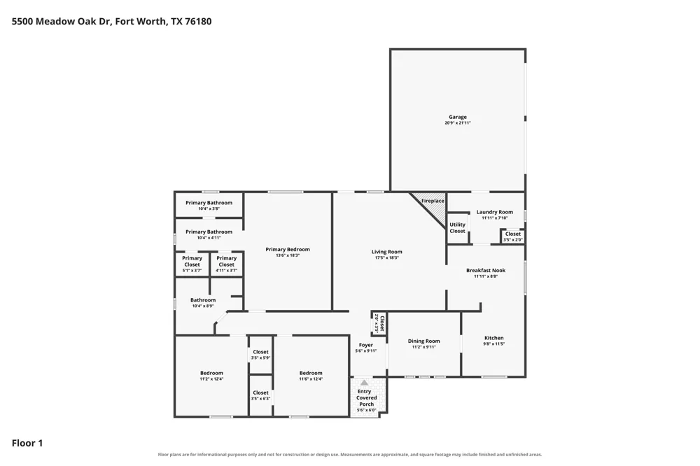 5500 Meadow Oak Street North Richland Hills, TX 76180