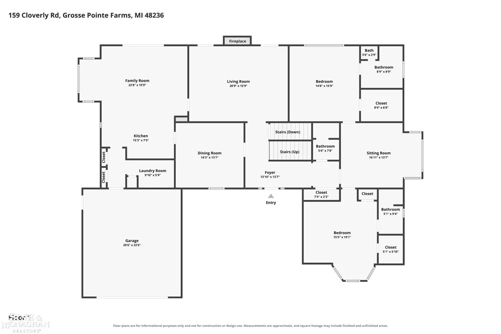 159 Cloverly Road Grosse Pointe Farms City, MI 48236