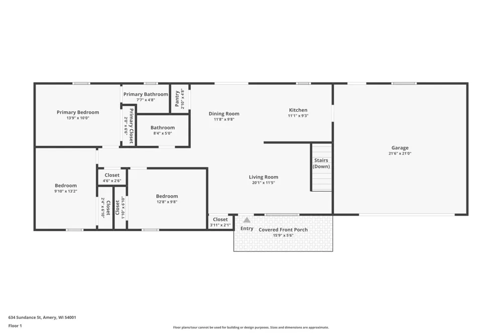634 Sundance Street Amery, WI 54001