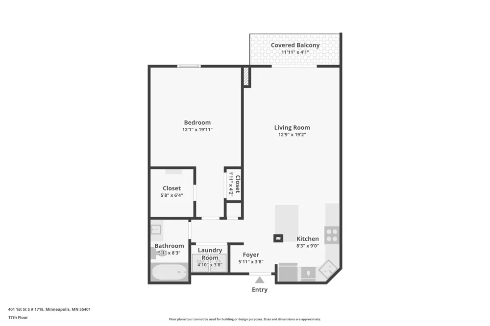 401 S 1st Street #1718 Minneapolis, MN 55401