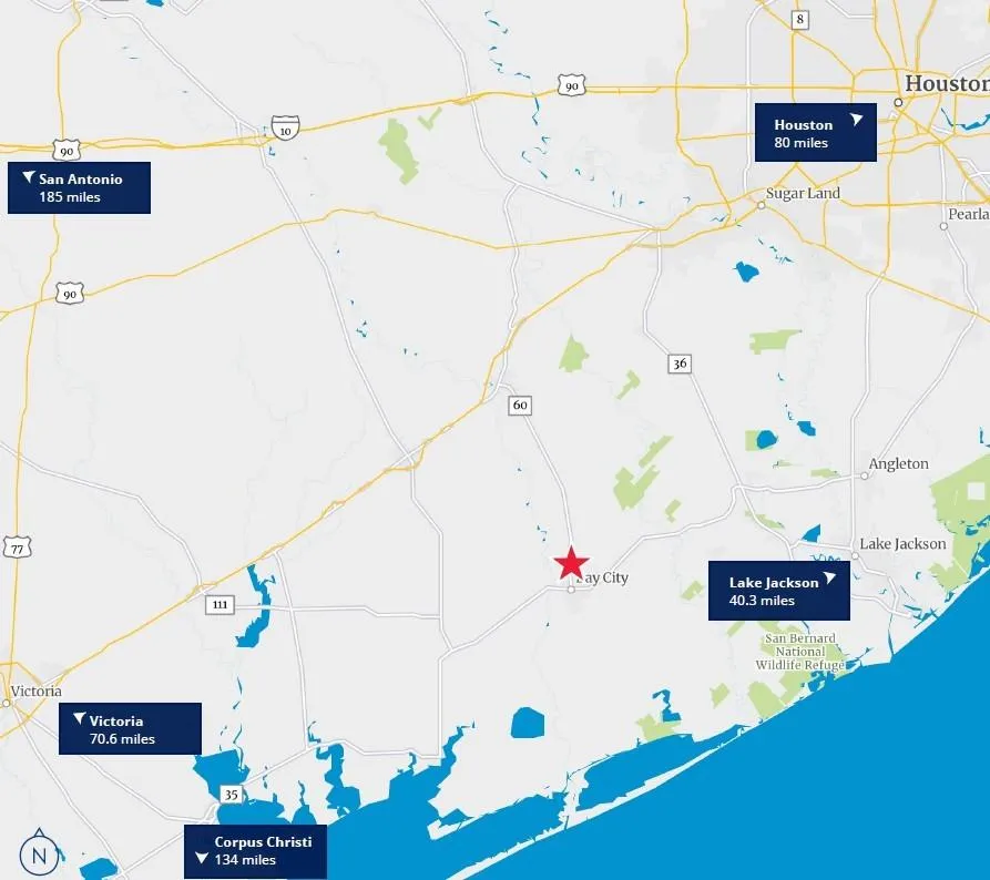 Tx-60 Bay City, TX 77414