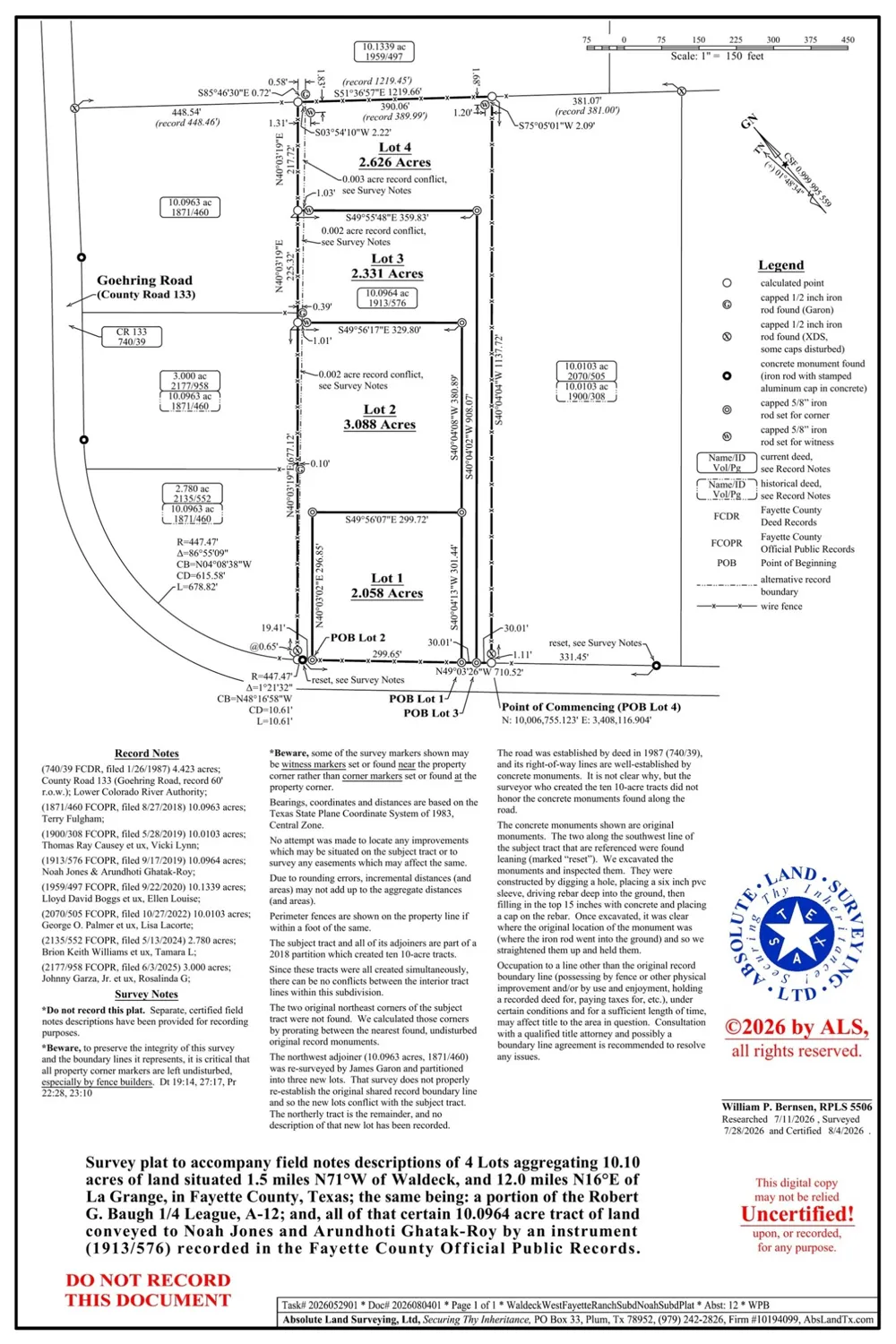7188 Goehring Road Ledbetter, TX 78946