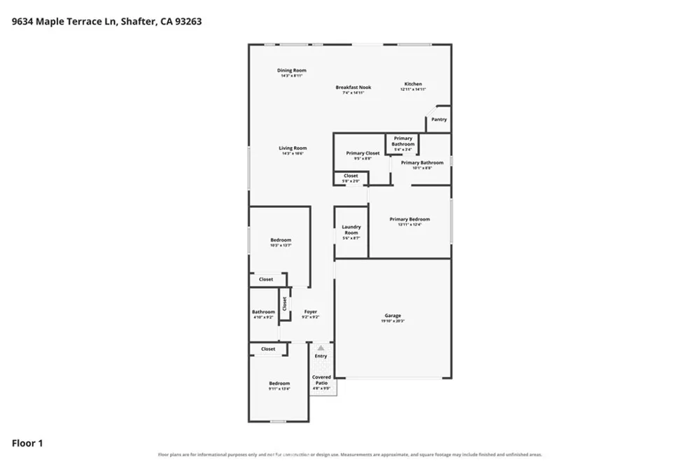 9634 Maple Terrace Lane Shafter, CA 93263