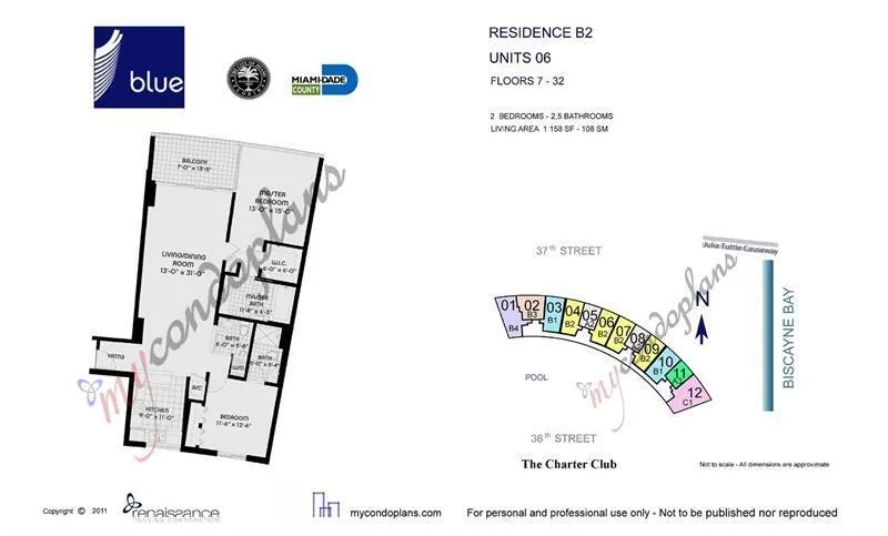 601 NE 36TH STREET #2806 Miami, FL 33137