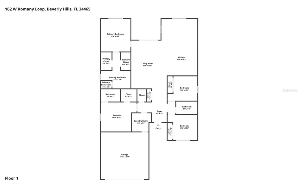 162 W ROMANY LOOP Beverly Hills, FL 34465