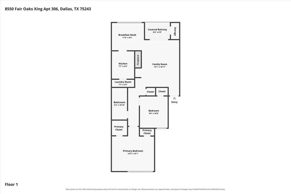 8550 Fair Oaks Crossing #306 Dallas, TX 75243